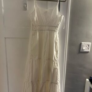 C&C California Cream Maxi Dress